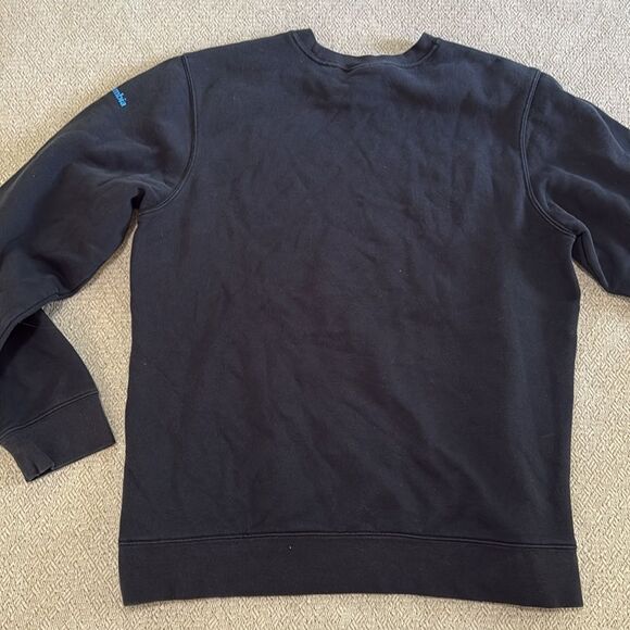 Columbia Trek Graphic Flag Crewneck Sweatshirt Black Size Men’s Medium - Picture 3 of 10